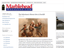 Tablet Screenshot of marbleheadmagazine.com